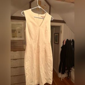 Banana republic, size 4 cream dress